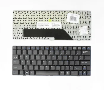 Клавиатура для MSI Wind U90 / U100 / U110 / U12, черная