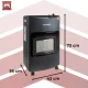 Gāzes sildītājs KAMINER 4200W līdz 60 m² ar reduktoru CZ 26158