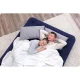 Двухместный надувной матрас Bestway 67003 с ручным насосом, 203x152x22 см