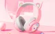 Onikuma B5 Wireless Gaming Headphones with RGB, Pink