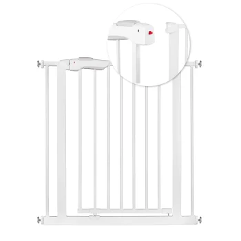 Nukido 718001 drošības vārtiņi bērniem, 75-85 cm, balti