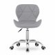 Leobert Avola Eco-Leather Office Chair, Grey/White