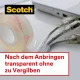 Клейкая лента Scotch Crystal с диспенсером 19 мм x 7.5 м, прозрачная