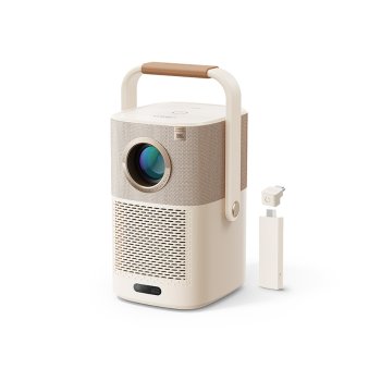 Проектор Yaber T2 Plus LCD FullHD 1080p с мультимедиа и динамиками JBL – бежевый