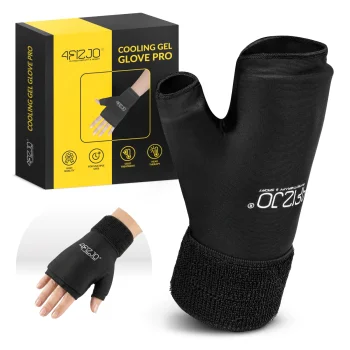 Gela komprese plaukstai un plaukstas locītavai 4FIZJO ColdPack PRO, melna