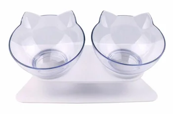 Dubultā Barības un Ūdens Bļoda Kaķiem | Double Bowl for Cats