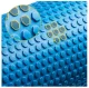 4FIZJO CARE+ Textured Massage Foam Roller 45 cm, Blue