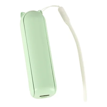 Foldable Mini USB Fan with Powerbank Function, Green