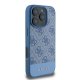 Guess 4G Bottom Stripe Phone Case Cover iPhone 16 Pro Max - Blue