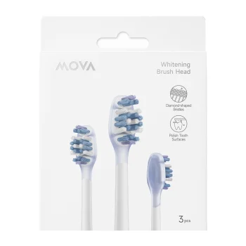 Сменные насадки для зубной щетки MOVA Fresh 20 / Sensus Fresh 10 (3 шт.), ABH2-WH