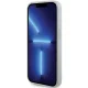 Guess iPhone 15 Pro vāciņš 4G Strass Metal Logo, sudraba