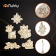 Wooden Christmas Ornaments for Painting Ruhhy 00026471, 24 pcs