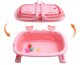 Bakalu Foldable Silicone Baby Bathtub KZ1015B, Pink
