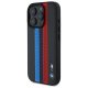 Чехол BMW M Performance Tricolor Printed Stripes MagSafe для iPhone 16 Pro - черный