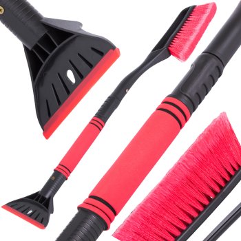 Ledus sniega skrāpis birste automašīnas vējstiklam, 72-86 cm, Dažādas krāsas | Ice Snow Scraper for Car...