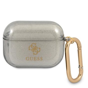 Guess Чехол для AirPods Pro Glitter Черный