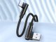 Angled USB-C charging cable for phone, fast charge, 1m