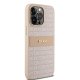 Dkny iPhone 15 Pro Max vāciņš Leather Mono Stripe & Metal Logo, rozā