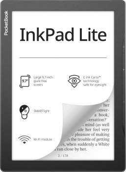 Pocketbook InkPad Lite eReader eBook, Misk Grey | E-Grāmata E-Lasītājs ar Apgaismojumu