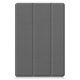 Samsung Galaxy Tab A8 10.5 (2021) (2022) (SM-X200/X205) Trifold Stand PU Leather Hard Protective Cover Case, Grey