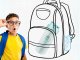 Kids Water Bottle 500ml, Leak Proof Reusable Bottle for School and Preschool, Green