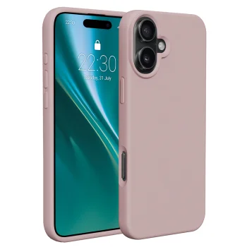 Etteri Silicone Case vāciņš Apple iPhone 16 Plus, gaiši rozā