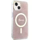 Guess IML 4G MagSafe futrālis iPhone 15 / 14 13 - rozā krāsā | case for pink