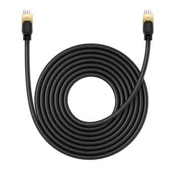 Baseus высокоскоростной Cat 8 40 Гб/с Ethernet кабель 8 м - черный