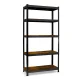 Humberg HR-852 metāla plaukts 180x90x40 cm, melns