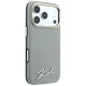 Чехол Karl Lagerfeld Saffiano Small Script MagSafe для iPhone 18 Pro / 17 Pro, бежевый