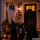 Halloween Hanging Decoration, Ghost with Mask, 90 cm, Black/White