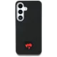 Чехол DKNY Leather Heart of NY для Samsung Galaxy S25, черный
