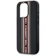 Karl Lagerfeld iPhone 15 Pro Max vāciņš Saffiano Athleisure Stripes Cord, sarkans