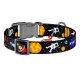 Waudog Нейлоновый ошейник для собак с QR-кодом размер S, NASA | Dog collar