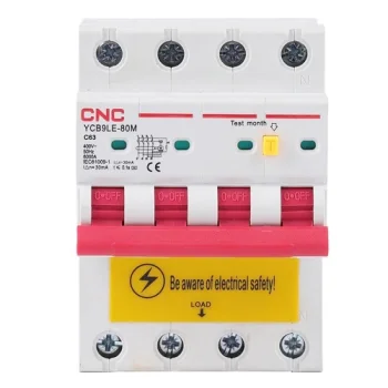 Дифференциальный автомат RCBO 4P 63A тип C 30мА 6кА 230В