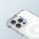 Vāciņš iPhone 14 Plus Joyroom Magnetic Defender ar statīvu, caurspīdīgs (MagSafe)