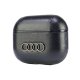Audi Leather Big Logo maciņš Apple AirPods 3 Melns