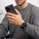 Pulksteņa siksniņa Tech-Protect NylonMag priekš Samsung Galaxy Watch 40 / 44 / 46 mm, melna