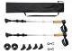 Adjustable Nordic Walking and Trekking Poles, Silver