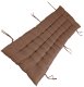 Outdoor Chaise Lounge Cushion 165x50 cm, Brown