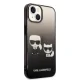 Чехол Karl Lagerfeld K&Choupette Centered Grad для iPhone 14 Plus - Черный
