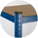 Humberg 4848 metāla noliktavas plaukts, 180 x 90 x 40 cm, zils