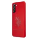 Samsung Galaxy S21 (SM-G991) US Polo Silicone On Tone Case Cover (USHCS21SSLHRTRE), Red | Чехол Кейс...