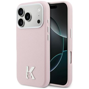 Karl Lagerfeld Karl Head Logo MagSafe чехол для iPhone 17 Pro Max – розовый