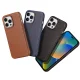 Dux Ducis Naples magnētiska ādas maciņš ar MagSafe iPhone 14 Pro Max, zils | Case Max Magnetic Leather Blue