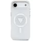 Guess IML Gradient Triangle Logo MagSafe vāciņš iPhone Air, caurspīdīgs
