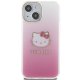 Apple iPhone 15 6.1\'\' Hello Kitty IML Gradient Electrop Kitty Head Cover Case, Pink | Telefona Maciņš Vāciņš...