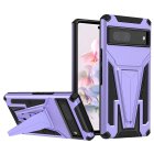 Google Pixel 7 Built-in Metal Sheet PC + TPU Hybrid Case Cover, Purple | Telefona Macņš Vāciņš Apvalks Maks Bampers