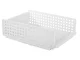 Foldable Document and Binder Organizer, White