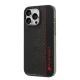Чехол Audi Carbon Fiber Stripe для iPhone 16 Pro Max 6.9\" черный